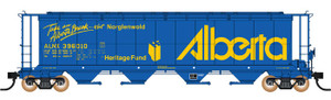 45117-67 - Intermountain Railway Company - HO NSC 4550 Cu. Ft. Cylindrical Covered Hopper - Trough Hatch,  Alberta "Take a Break" - ALNX #396010  Norglenwold 45117-67 - Intermountain Railway Company - HO NSC 4550 Cu. Ft. Cylindrical Covered Hopper - Trough Hatch,  Alberta "Take a Break" - ALNX #396010  Norglenwold