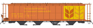 45116-70 - Intermountain Railway Company - HO NSC 4550 Cu. Ft. Cylindrical Covered Hopper - Trough Hatch, Canadian Wheat Board - CNWX  #395030 45116-70 - Intermountain Railway Company - HO NSC 4550 Cu. Ft. Cylindrical Covered Hopper - Trough Hatch, Canadian Wheat Board - CNWX  #395030