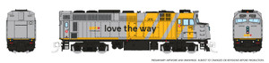 582512 - Rapido Trains - N Scale Rebuilt F40PH-2D (DC/DCC/Sound): VIA Rail - Love The Way Wrap: #6416 582512 - Rapido Trains - N Scale Rebuilt F40PH-2D (DC/DCC/Sound): VIA Rail - Love The Way Wrap: #6416