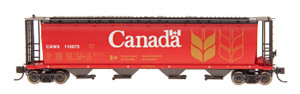 65101-103 - Intermountain Railway Company - N NSC 4550 Cu. Ft. Cylindrical Covered Hopper - Trough Hatch,  Red Canada - CNWX  #109935 65101-103 - Intermountain Railway Company - N NSC 4550 Cu. Ft. Cylindrical Covered Hopper - Trough Hatch,  Red Canada - CNWX  #109935