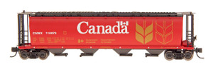 65101-104 - Intermountain Railway Company - N NSC 4550 Cu. Ft. Cylindrical Covered Hopper - Trough Hatch,  Red Canada - CNWX  #109959 65101-104 - Intermountain Railway Company - N NSC 4550 Cu. Ft. Cylindrical Covered Hopper - Trough Hatch,  Red Canada - CNWX  #109959