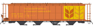 65116-68 - Intermountain Railway Company - N NSC 4550 Cu. Ft. Cylindrical Covered Hopper - Trough Hatch,  Canadian Wheat Board - CNWX  #395114 65116-68 - Intermountain Railway Company - N NSC 4550 Cu. Ft. Cylindrical Covered Hopper - Trough Hatch,  Canadian Wheat Board - CNWX  #395114