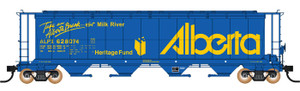 65118-67 - Intermountain Railway Company - N NSC 4550 Cu. Ft. Cylindrical Covered Hopper - Trough Hatch,  Alberta Take A Break - ALPX  #628006  Edmonton 65118-67 - Intermountain Railway Company - N NSC 4550 Cu. Ft. Cylindrical Covered Hopper - Trough Hatch,  Alberta Take A Break - ALPX  #628006  Edmonton