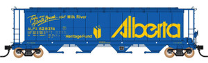 65118-68 - Intermountain Railway Company - N NSC 4550 Cu. Ft. Cylindrical Covered Hopper - Trough Hatch,  Alberta Take A Break - ALPX  #628061  Stettler 65118-68 - Intermountain Railway Company - N NSC 4550 Cu. Ft. Cylindrical Covered Hopper - Trough Hatch,  Alberta Take A Break - ALPX  #628061  Stettler