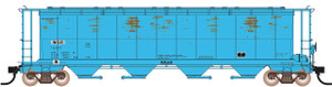 65140-06 - Intermountain Railway Company - N NSC 4550 Cu. Ft. Cylindrical Covered Hopper - Trough Hatch,  WGR - Light Blue - Patch #16450 65140-06 - Intermountain Railway Company - N NSC 4550 Cu. Ft. Cylindrical Covered Hopper - Trough Hatch,  WGR - Light Blue - Patch #16450