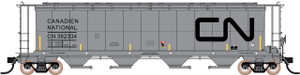 65141-02 - Intermountain Railway Company - N NSC 4550 Cu. Ft. Cylindrical Covered Hopper - Trough Hatch, Canadian National - Gray w/Black Lettering CN #382015 65141-02 - Intermountain Railway Company - N NSC 4550 Cu. Ft. Cylindrical Covered Hopper - Trough Hatch, Canadian National - Gray w/Black Lettering CN #382015