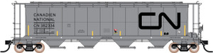 65141-04 - Intermountain Railway Company - N NSC 4550 Cu. Ft. Cylindrical Covered Hopper - Trough Hatch, Canadian National - Gray w/Black Lettering CN #382334 65141-04 - Intermountain Railway Company - N NSC 4550 Cu. Ft. Cylindrical Covered Hopper - Trough Hatch, Canadian National - Gray w/Black Lettering CN #382334
