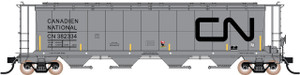 65141-05 - Intermountain Railway Company - N NSC 4550 Cu. Ft. Cylindrical Covered Hopper - Trough Hatch, Canadian National - Gray w/Black Lettering CN #382340 65141-05 - Intermountain Railway Company - N NSC 4550 Cu. Ft. Cylindrical Covered Hopper - Trough Hatch, Canadian National - Gray w/Black Lettering CN #382340
