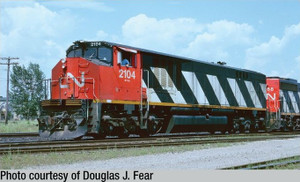 116003 - Aurora Miniatures HO Bombardier Transportation HR-616 Diesel-Electric Locomotive - Canadian National #2116 (As Delivered) DC 116003 - Aurora Miniatures HO Bombardier Transportation HR-616 Diesel-Electric Locomotive - Canadian National #2116 (As Delivered) DC