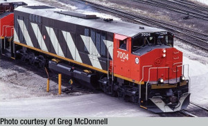 116012 - Aurora Miniatures HO Bombardier Transportation HR-616 Diesel-Electric Locomotive - Demonstrator #7002 (W/ Ditch Lights) DC 116012 - Aurora Miniatures HO Bombardier Transportation HR-616 Diesel-Electric Locomotive - Demonstrator #7002 (W/ Ditch Lights) DC