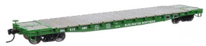 910-6603 - WalthersMainline HO 53' GSC Flatcar - Ready to Run -- Burlington Northern #612886