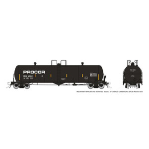 135026A - Rapido Trains HO Procor 20K gal Tank Car: PROX - Late Repaint: Single Car #46102