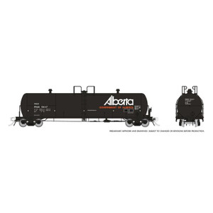 135028A - Rapido Trains HO Procor 20K gal Tank Car: PROX - Gov. of Alberta: Single Car #2 #58017