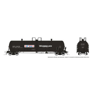 135021A - Rapido Trains HO Procor 20K gal Tank Car: Turbo Resources (CGTX): Single Car #20278