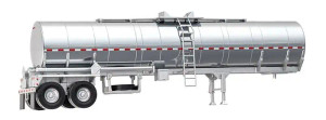 949-12352 - Walthers SceneMaster HO Petroleum Tank Trailer - Assembled -- Painted, Unlettered 949-12352 - Walthers SceneMaster HO Petroleum Tank Trailer - Assembled -- Painted, Unlettered