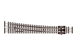 SL-E388F - Peco N Code 55 Turnout, Large Radius, Right Hand SL-E388F - Peco N Code 55 Turnout, Large Radius, Right Hand