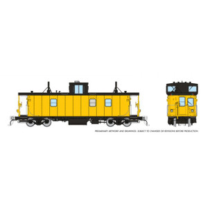 166098- Rapido HO Scale Hawker Siddeley Van -- Painted/Unlettered - Yellow - 2nd Run
