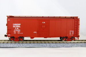 300001  - True Line Trains - HO 40' Box Car Canadian National  #475552
