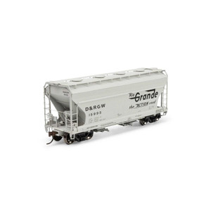 ATH-1684 - Athearn - HO Rio Grande ACF 2970 Covered Hopper, DRGW #15995