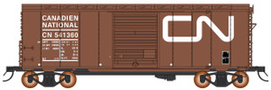 38717-03 - Intermountain - HO 1937 AAR 10'6" Boxcar w/4-3-1 Improved Dreadnaught Ends Canadian National #540118