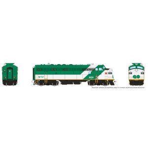222549 - Rapido Trains - HO APCU: GO - Green & White, Early Font: #901 DCC/Sound