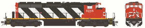 26211 - Bowser - HO SD40-2W 2nd Run Canadian National Sergeant Stripe 1990s+ #5248 DCC/Sound