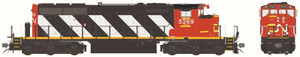 26215 - Bowser - HO SD40-2W 2nd Run Canadian National Sergeant Stripe 2010s+ With Reflectors #5269 DCC/Sound