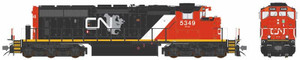 26223 - Bowser - HO SD40-2W 2nd Run Canadian National North America 2010s+ With Straight Air #5349 DCC/Sound