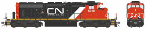 26233 - Bowser - HO SD40-2W 2nd Run Canadian National Website 2010s+ With Straight Air #5318 DCC/Sound