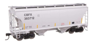 910-49305- WalthersMainline HO - 39' Trinity 3281 2-Bay Covered Hopper - Ready-to-Run - CIT Group CBFX #303712