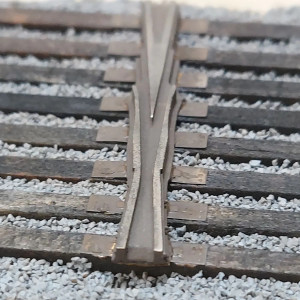 Oak Hill Model Railroad Track Supply - HO Turnout Kit #8 Right Hand