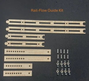 Oak Hill Model Railroad Track Supply - HO Track Alignment Guides Complete Kit