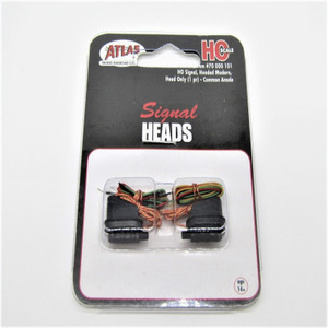 70000101 - Atlas HO Signal, Hooded Modern - HEAD ONLY - 1 Pair