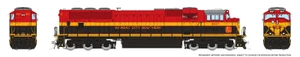 1048528 - Rapido Trains - HO SD70MACe Rebuild (DC/DCC/Sound): KCS - Southern Belle: #3912