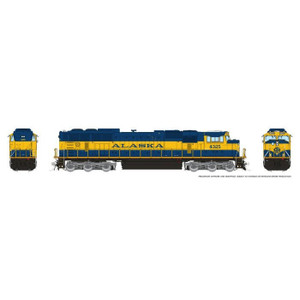 1048003 - Rapido Trains - HO SD70MAC w/ Flared Rad (DC/Silent): Alaska Railroad: #4325