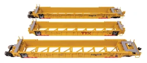 910-55833 - Walthers Mainline HO - NSC Articulated 3-Unit 53' Well Car - Ready to Run -- TTX #786996