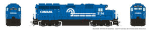 1078001 - Rapido - HO EMD GP40 (DC/Silent): Conrail - Blue Scheme: #3196