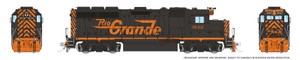 1078011 - Rapido - HO EMD GP40 (DC/Silent): Rio Grande - Large Logo: #3142