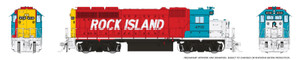 1078033 - Rapido - HO EMD GP40 (DC/Silent): Rock Island - Maroon & Blue: #4710