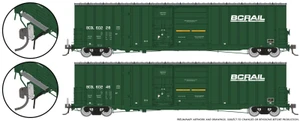 191013 - Rapido - HO Trenton Works 6637cuft boxcar w/ EOT: BC Rail - As-Delivered: #60228 + #60246