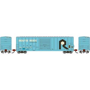 ATHG-3683 - Athearn - N ATH 50' FMC 5347 Single Door Box Car, Primed For Grime CNW #716127