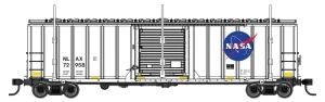 910-3806 - Walthers Mainline - 50 Rocket Train Clearance Car Ready to Run -- NASA (NLAX) #72958
