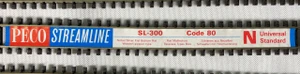 SL-300 Box - Peco Streamline N Code 80 Flex Track - Wood Sleepers – Single Piece “914mm/36in”