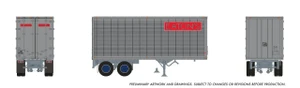 1146023 - Rapido - HO 26' Can-Car Trailer: Eaton's: #T261234