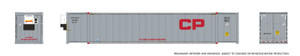1069007 - Rapido - HO 53' high-cube Container (2-pack): CP - Grey #2