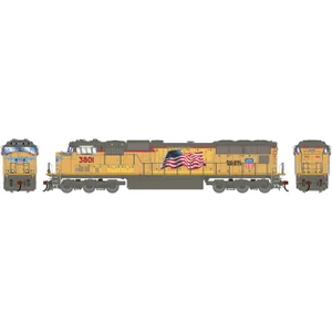 ATHG-3287 - Athearn Genesis - HO GEN SD70M Locomotive w/DCC & Sound, Primed For Grime UP 'Flared Radiators & PTC' #3801