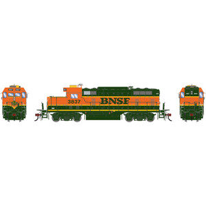ATHG-3256 - Athearn Genesis - HO GEN GP7u Locomotive w/DCC & Sound, BNSF 'H1' #3837