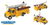 949-11732 - Walthers SceneMaster HO International 4300 Utility Truck W/ Drill Yellow 949-11732 - Walthers SceneMaster HO International 4300 Utility Truck W/ Drill Yellow