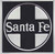 10003 Microscale Industries Metal Sign - 8" - Santa Fe (Early)