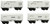 993-01-740 - Micro-Trains N-scale 'CWE' White Line 4-Pack 993-01-740 - Micro-Trains N-scale 'CWE' White Line 4-Pack